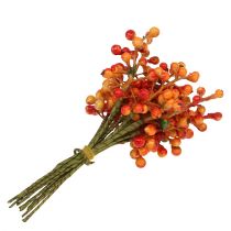 Article Bouquet de baies orange L20cm
