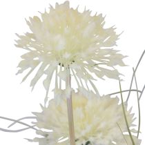 Fleurs artificielles boule de fleur allium oignon ornemental blanc artificiel 90cm