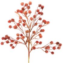Article Branche de baies artificielles, décoration automnale réaliste, 68 cm