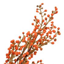 Branche de baie orange L48cm 1pc