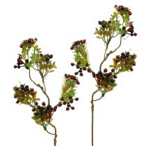 Article Branche artificielle de baies cotonéaster rouge 50 cm 2 p.