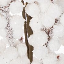 Article Branche artificielle décorative d'hiver avec baies et pommes de pin, 60 cm