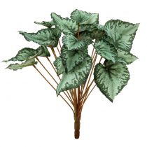 Touffe de bégonia vert artificiel 30 cm