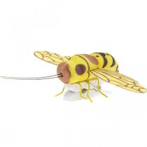 Clip décoratif abeille, décoration de printemps, abeille à pince, décoration cadeau 3 pièces