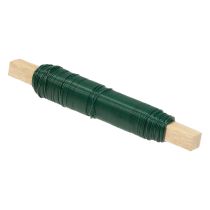 Article Fil de fleur fil d&#39;emballage fil de reliure vert 0,65mm 100g 3 pièces