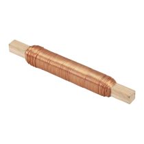 Article Fil de reliure fil de fleur fil d&#39;emballage cuivre 0,65mm 100g 3 pièces