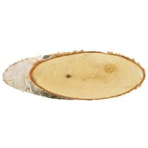 Disques bouleau ovale nature disques bois déco 18-22cm 10p