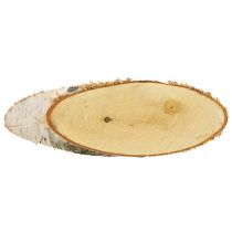 Article Disques de bouleau ovales en bois naturel décoration 18-22cm 10 pcs