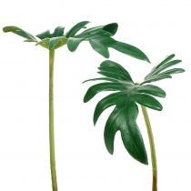 Article Feuille de philodendron 31cm vert 12pcs