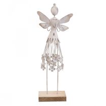 Article Déco de table Féés Déco de printemps Métal Blanc H30,5cm