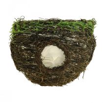 Article Panier suspendu brun panier suspendu plantes vignes mousse Ø24cm