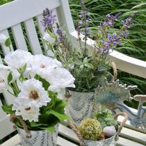 Article Décoration florale lavande dans un pot de plantes artificielles