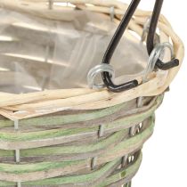 Article Panier à fleurs avec anse en métal Ø23/20/17cm lot de 3