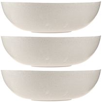 Article Bol à fleurs bol en plastique beige chiné Ø30cm 3pcs