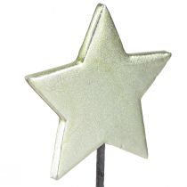 Article Bouchons de fleurs étoiles vertes 7 cm – 2e choix – 24 pièces