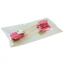 Article Bouchon de fleur bouquet décoration gâteau topper ballon rose 28cm 8 pcs