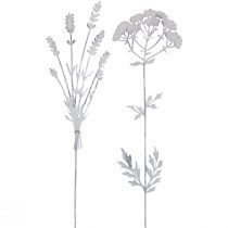Article Bouchon de fleur bouchon de plante décoration en métal 60,5cm 2pcs