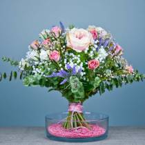 Bouquet de roses crème 26cm