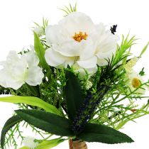 Article Bouquet blanc 20cm
