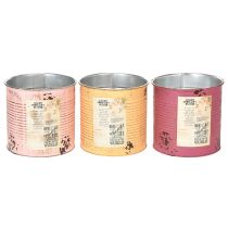 Article Pot de fleurs vintage de 15 cm (lot de 3) pour la décoration du salon et du bureau