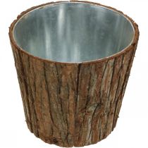 Grand cache-pot, cache-pot, décoration écorce d&#39;arbre Ø22,5cm H20cm