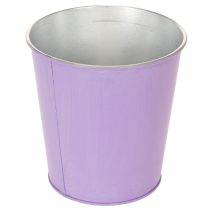 Article Pot de fleurs rond aux couleurs pastel, orné de motifs floraux, pour plantes d'intérieur, 12 cm, lot de 3.