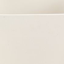 Article Pot de fleurs en plastique, pot à orchidées, blanc, 16,5 cm de haut, lot de 2