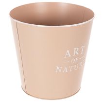 Article Pot de fleurs en zinc, jardinière en métal, rose antique, Ø 22 cm H 21 cm