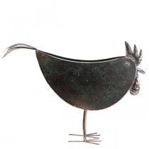 Article Cache-pot Poulet Métal Oiseau Métallisé Rosé 51×16×37cm