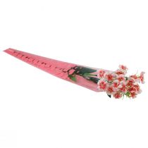 Article Sac à fleurs avec coeurs rose Pour une rose 50cm 50pcs