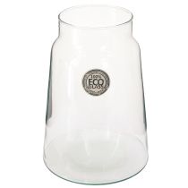 Article Vase à fleurs en verre transparent pour décoration en verre H20cm