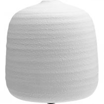 Article Vase à fleurs, vase en céramique, vase décoratif blanc Ø22cm H22,5cm