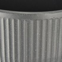 Article Vase de sol en plastique anthracite Ø28cm H46,5cm