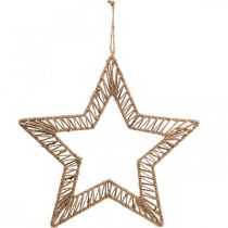 Style bohème, décoration Noël, décoration étoile L40cm