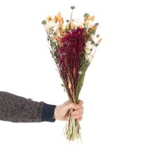 Article Bouquet de fleurs séchées idéal pour une décoration de table élégante de style champêtre, 50 cm