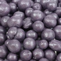 Article Perles décoratives brillantes 4mm - 8mm violet 1l