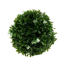 Article Boule de buis avec fleurs boule décorative verte Ø15cm 1 pc