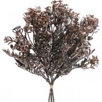 Plantes artificielles marron décoration automne décoration hiver Drylook 38cm 3pcs