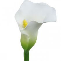 Artificielle Calla Blanc Décor De Mariage Fleur De Soie Anniversaire L72cm
