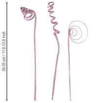 Article Bobine de canne, cône de canne, assortiment de cannes, baies, 30 cm, 75 pièces