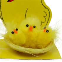 Article Chenille Poussins dans Nest Mix Ø 5.5cm 3pcs