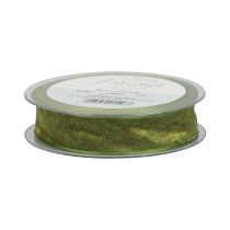 Article Ruban mousseline ruban organza ruban décoratif organza vert 15mm 20m