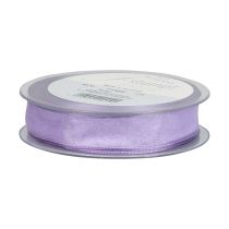 Article Ruban mousseline ruban organza ruban décoratif organza violet 15mm 20m
