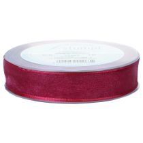 Article Ruban mousseline ruban organza ruban décoratif organza violet 25mm 20m