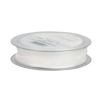 Article Ruban mousseline ruban organza ruban décoratif organza blanc 15mm 20m