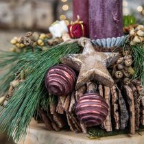 Article Décorations pour sapin de Noël décorations de Noël vintage verre Ø5cm 9pcs