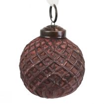 Décorations pour sapin de Noël décorations de Noël vintage verre Ø5cm 9pcs