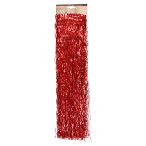 Article Décoration de sapin de Noël Noël, guirlande ondulée rouge chatoyante 50cm