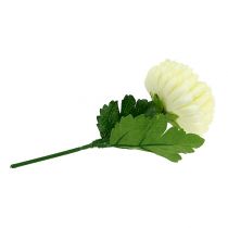 Article Chrysanthème Crème Fleur Artificielle Ø7cm 18cm 4pcs