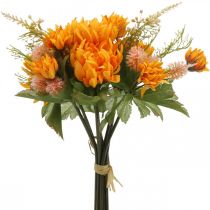 Bouquet de chrysanthèmes Mix Orange 35cm